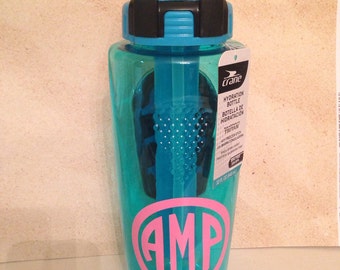 Monogram Water Bottle Decal