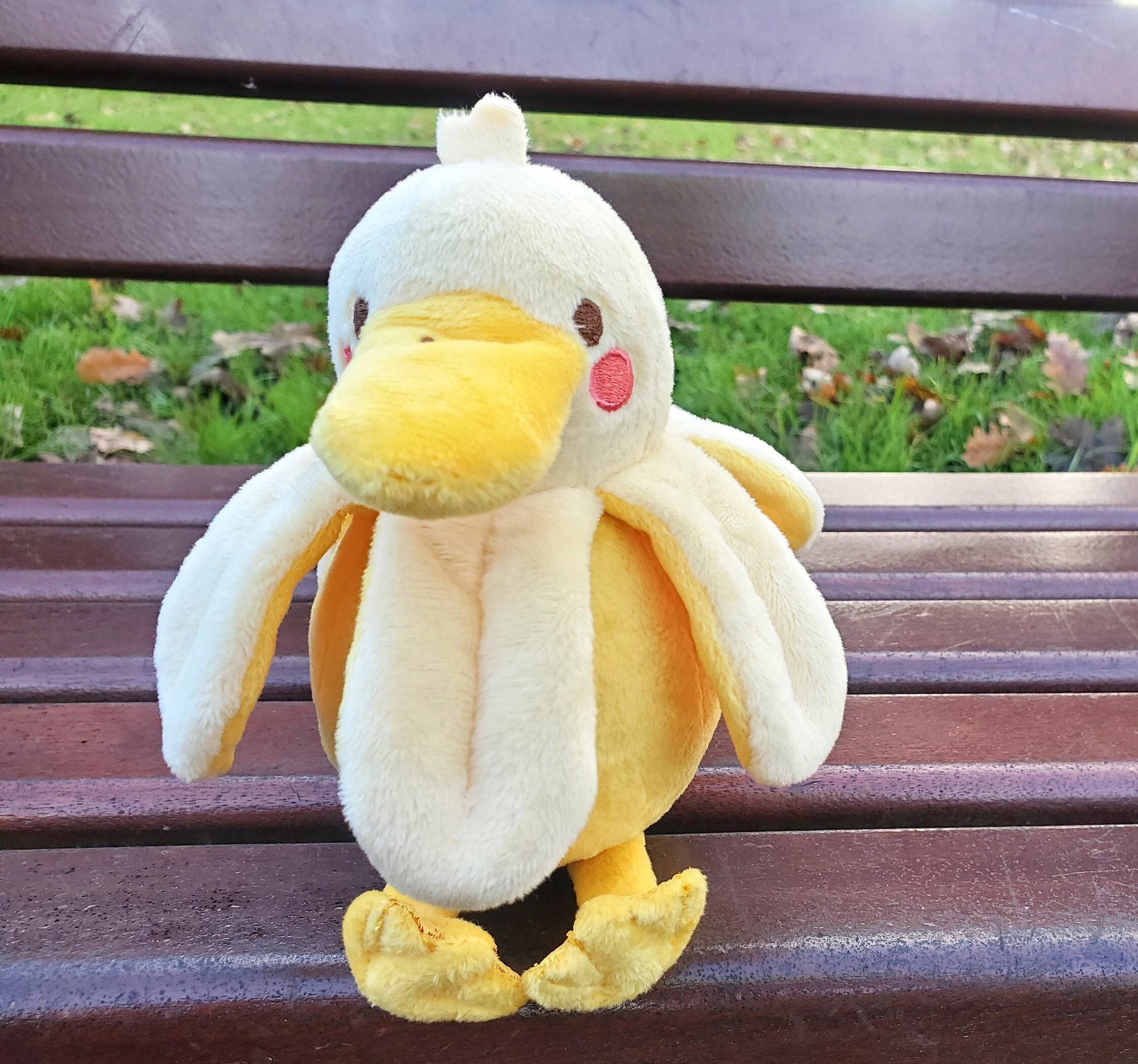 Kawaii Soft Stuffed Duckie Hanging Legs Seat Cushion Plush