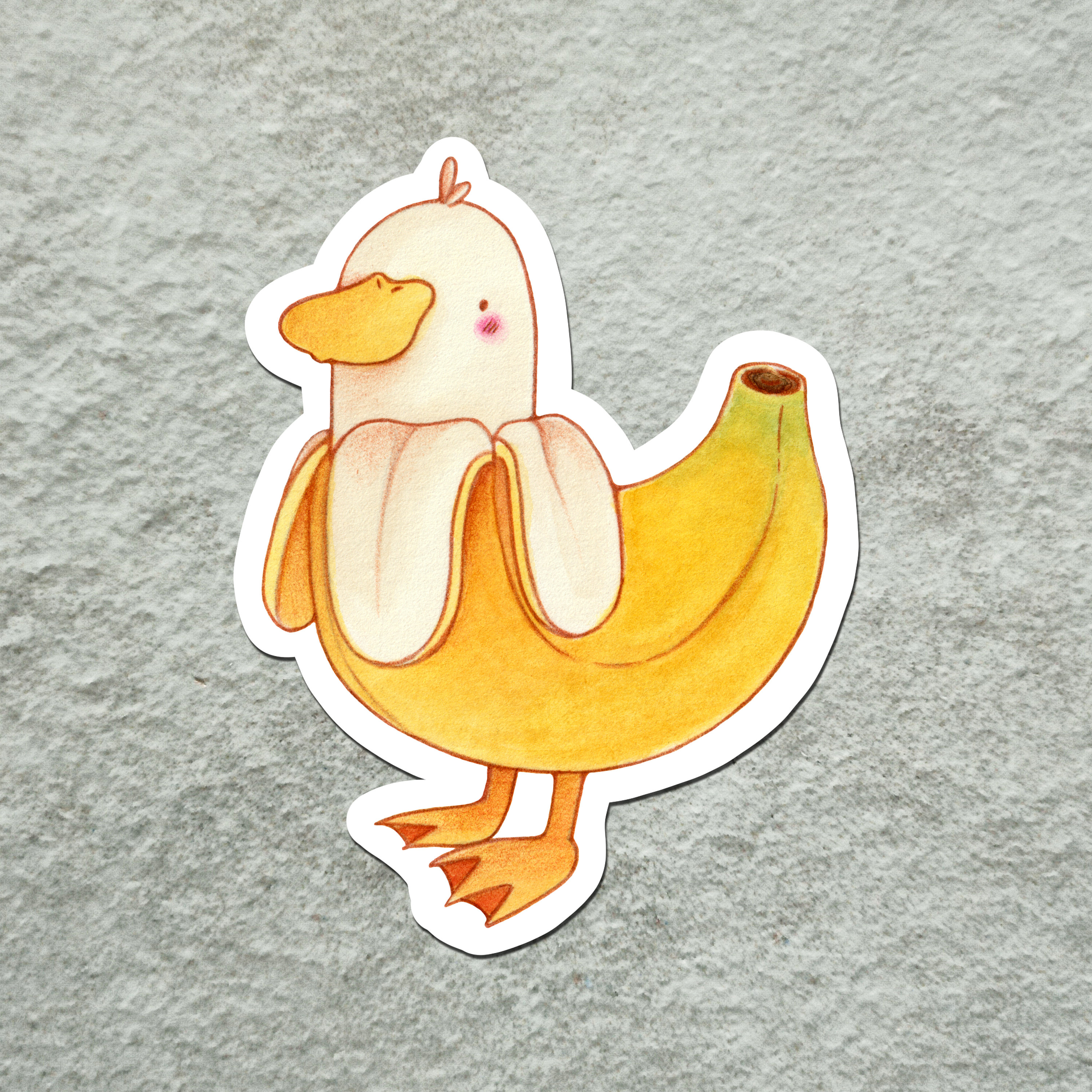 Banana Duck Keychain, Funny Duck Keychain, Cute Duck Keychain, Bananimal  Art, Funny Duck Gift, Weird Keychain, Ducky Keychain, Banana Art 