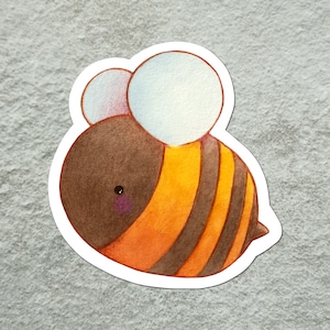 Bumble Bee Sticker, Cute Bee Sticker, Honeybee Sticker, Save the Bees Sticker, Cute Nature Sticker, Animal Lover Sticker, Cute Stickers