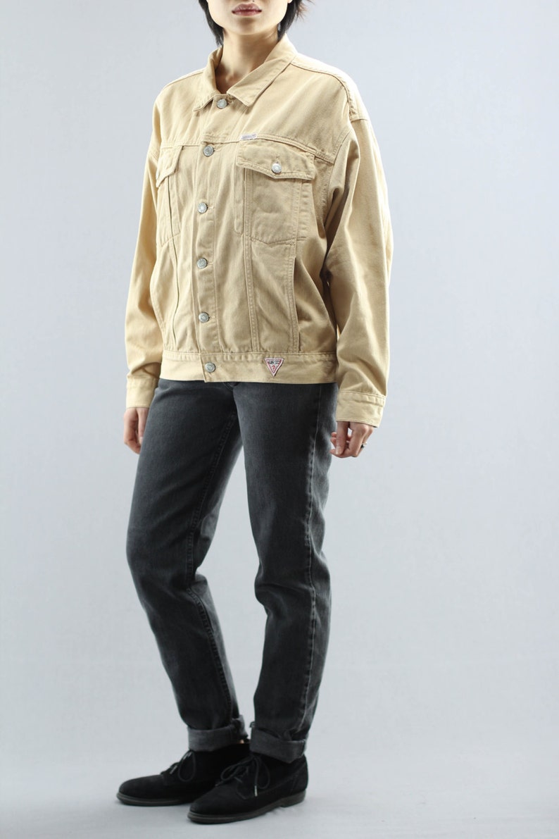 guess khaki jacket