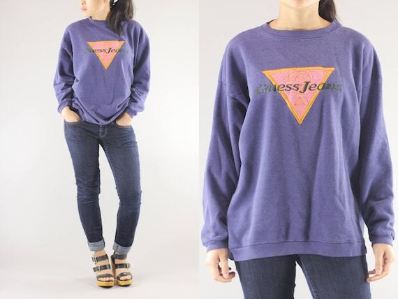 80s crew neck sweater