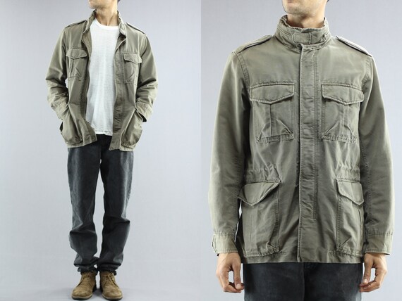 gap military jacket mens