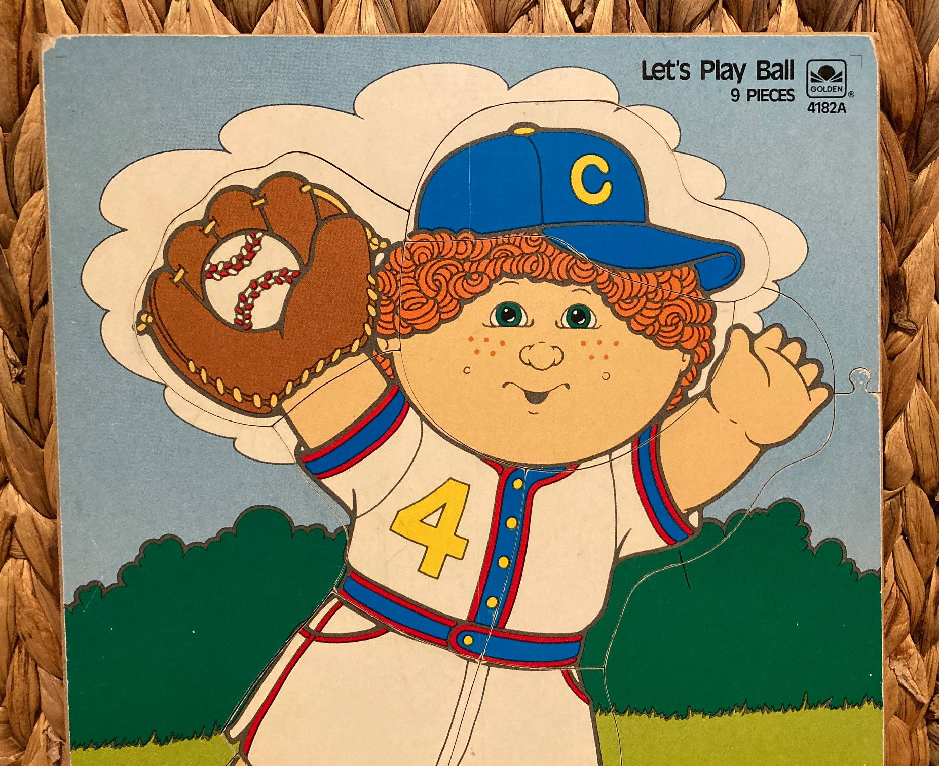 Vintage Cabbage Patch Kids Let's Play Ball Tray Puzzle - Etsy