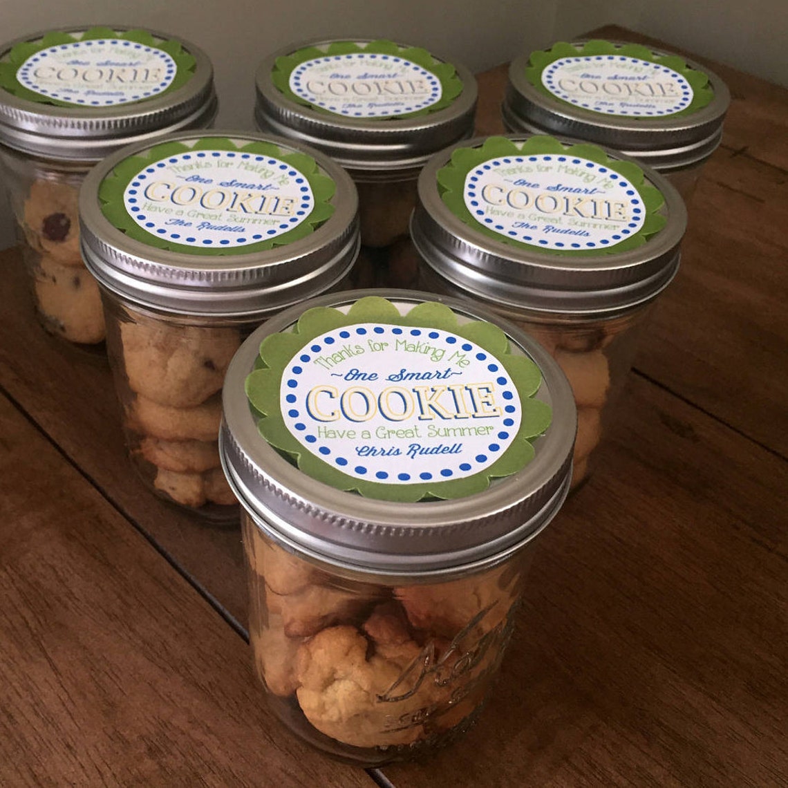 One Smart Cookie Cookie Jar Gift Tags Teacher Appreciation Etsy