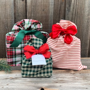 Stoffgeschenktasche Wiederverwendbare Weihnachtsgeschenkverpackung Umweltfreundliche Geschenkverpackung Stoffgeschenktasche Weihnachtsgeschenktasche Wiederverwendbare Geschenkverpackung Geburtstagsgeschenktasche