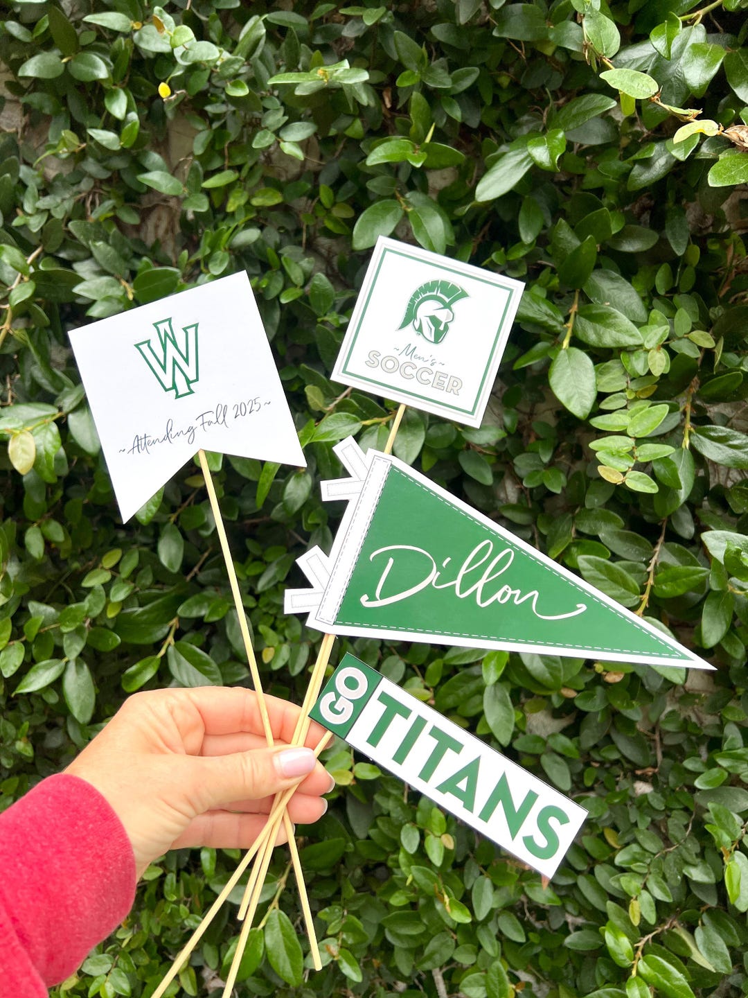 Personalized Graduation Party Sticks: Class of 2026 Centerpiece ...