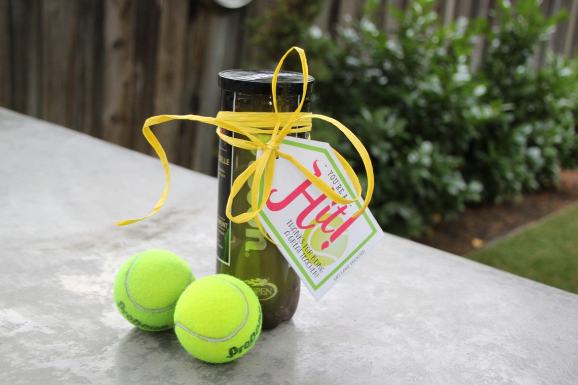 You're A Hit Tennis Gift Tags Great for For Tennis Etsy