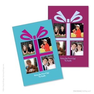 Pacote de fotos Cartão de Natal: Colagem de várias fotos. Perfeito para mães que não conseguem escolher apenas uma foto! Personalizado e imprimível.