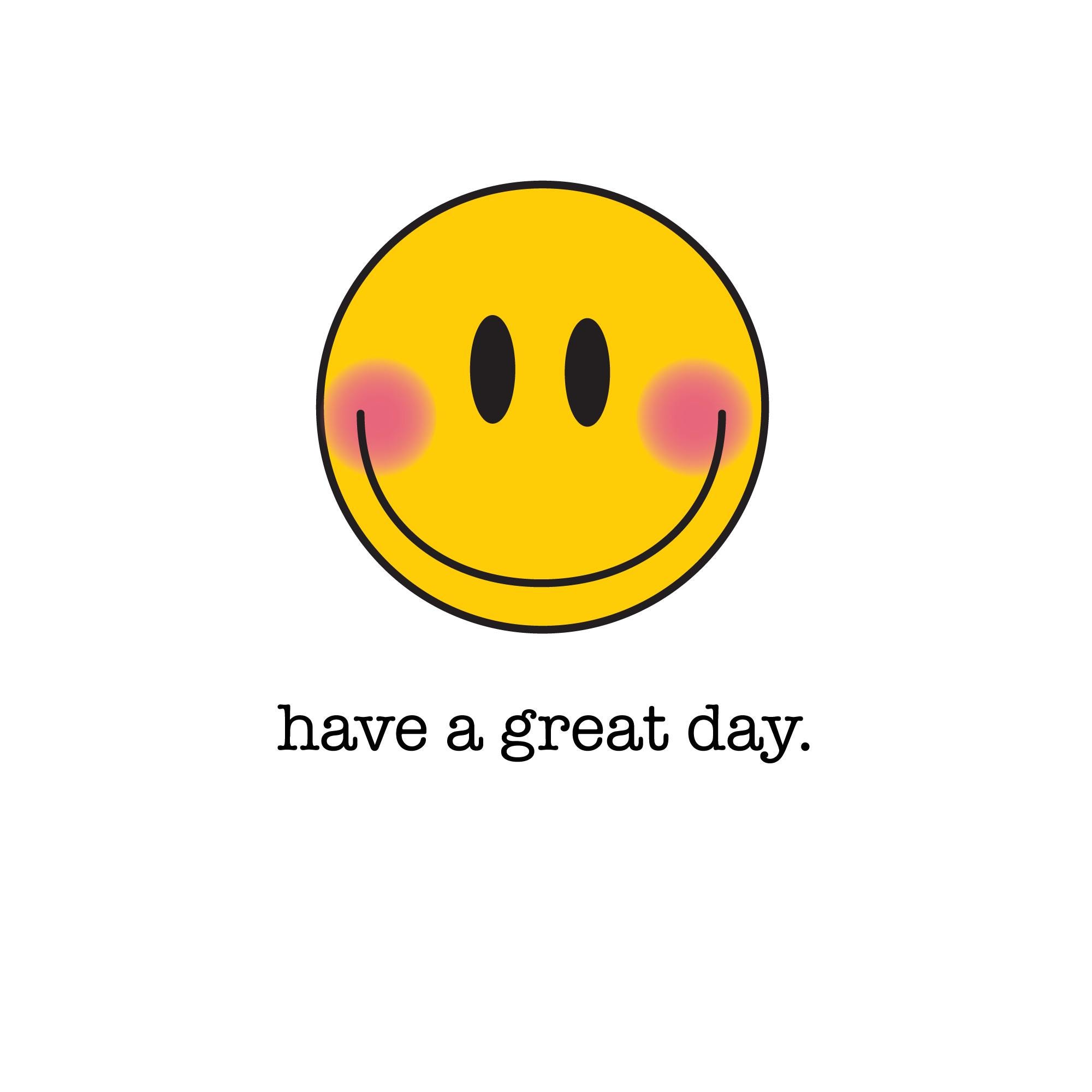 Happy Face Card: Smiley Emoji Greeting Card - Etsy