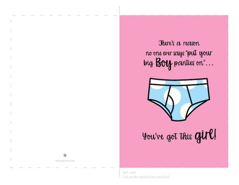 No One Ever Says put Your Big BOY Panties On Etsy