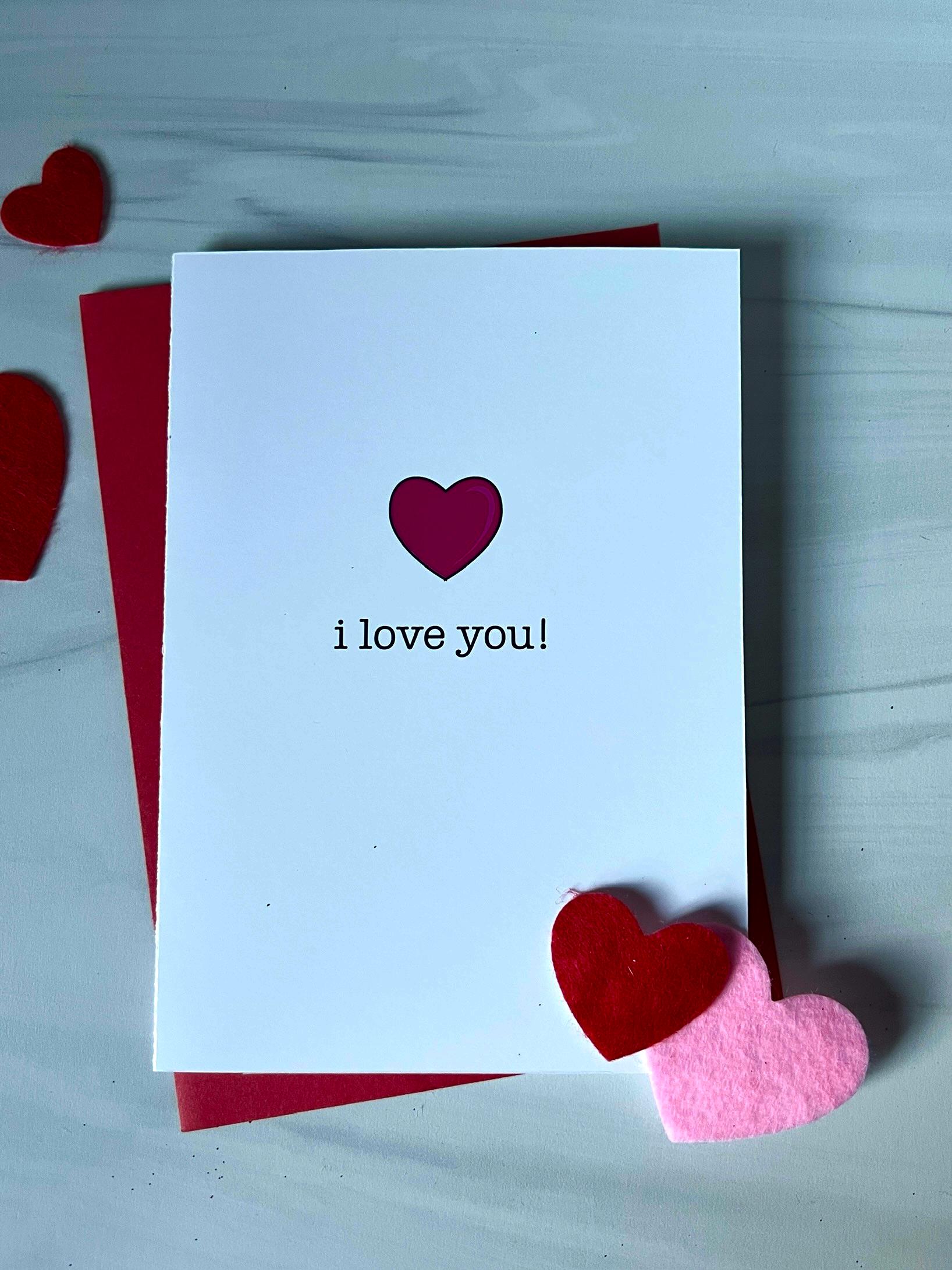 Huxters Biglietti di compleanno da donna – Biglietto di auguri di compleanno per fidanzata, romantico – Biglietto di compleanno con bella busta rossa – Biglietto di San Valentino (fidanzata