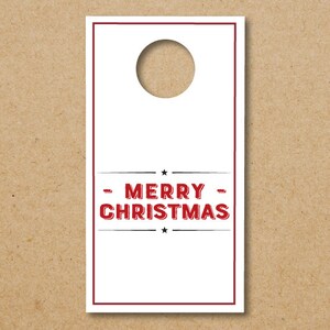 Christmas Cocktail or Christmas Wine Bottle Tags. Perfect for Hostess ...
