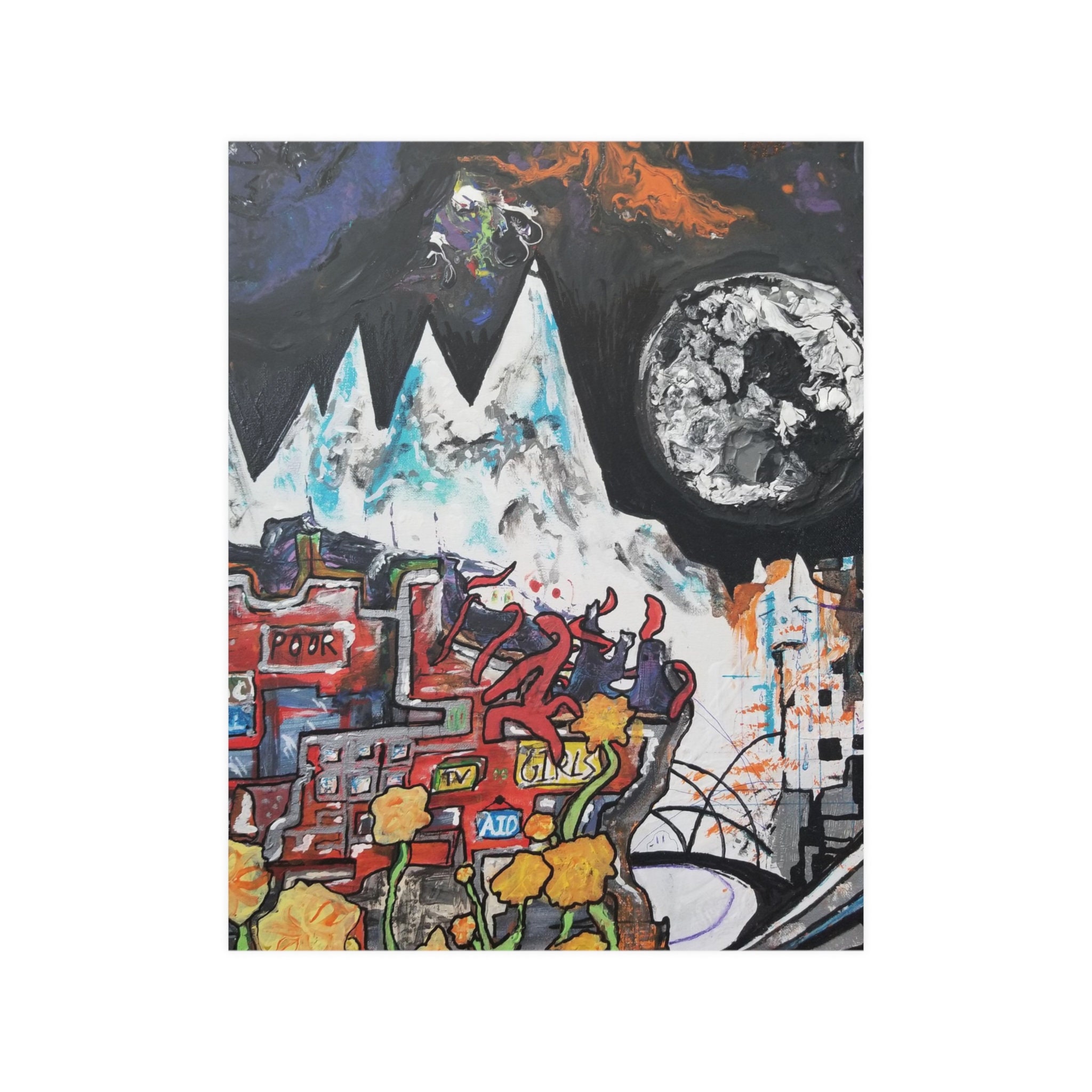 Radiohead Album Cover Collage Poster sold by Ana Matsusaki SKU