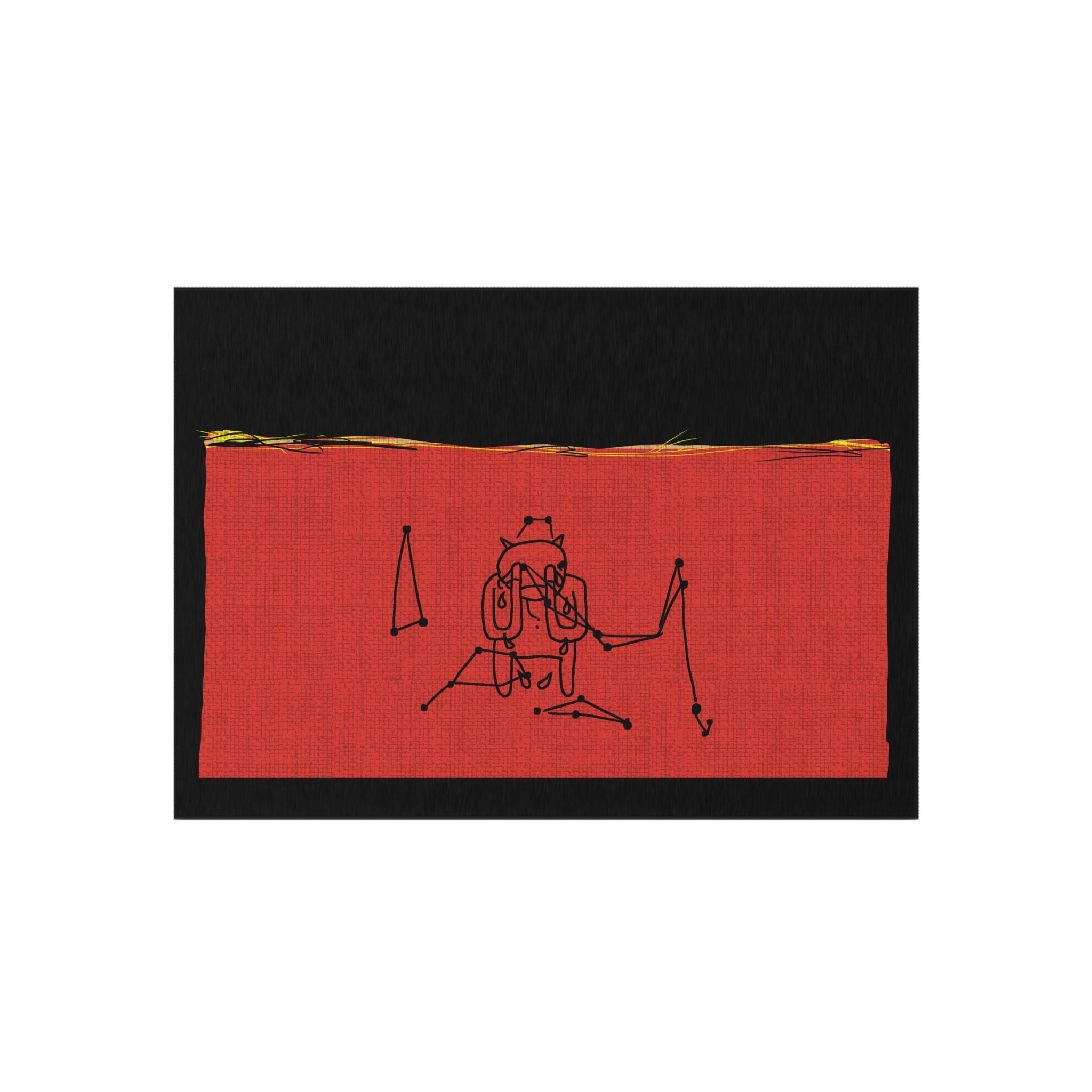 Radiohead Rug, Amnesiac Album Cover - Etsy