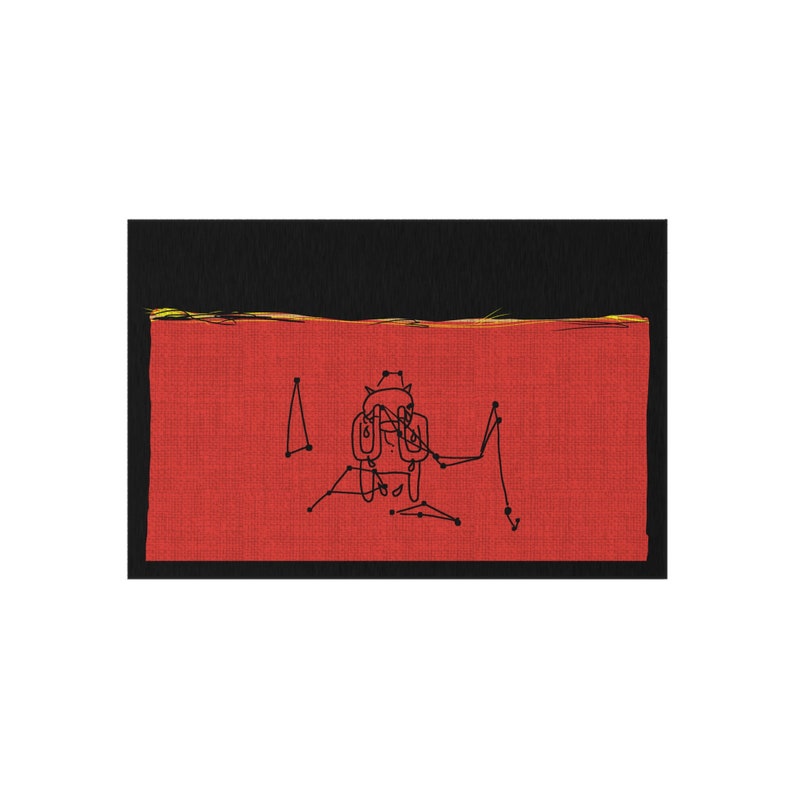 Radiohead Rug, Amnesiac Album Cover - Etsy
