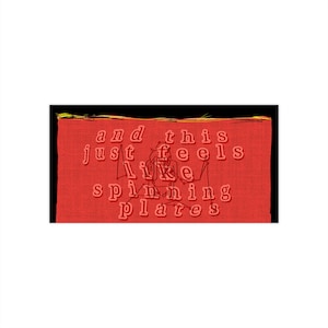 Radiohead Bumper Sticker, Like Spinning Plates lyrics