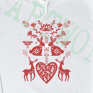 SCANDINAVIAN FOLK ART Graphic for Sublimation Swedish Vintage Aesthetic Nordic Folk Art Vintage Folk Style, svg, png, jpg t shirt hoodie