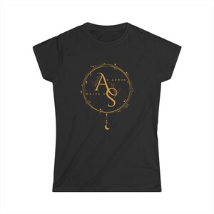 As Above So Below Tee  Golden Mystical Graphic Womens Shirt