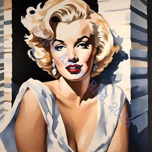 Marilyn Monroe kunst aan de muur, instant download, old hollywood, glamour