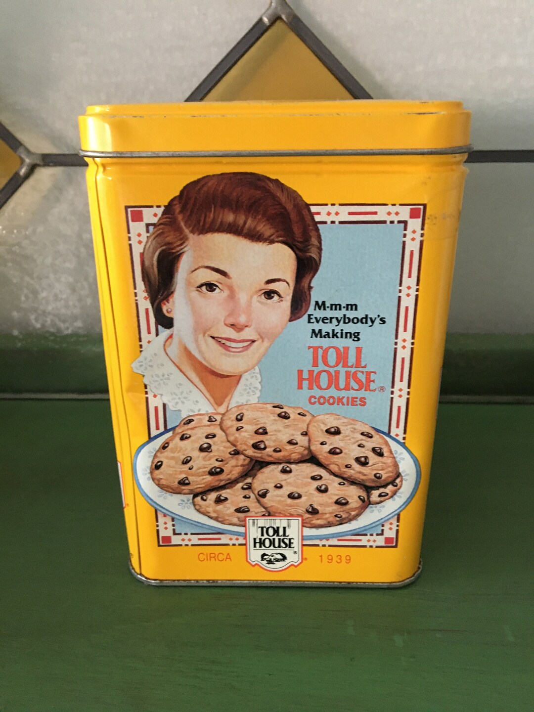 Vintage Toll House Cookie Tin Etsy