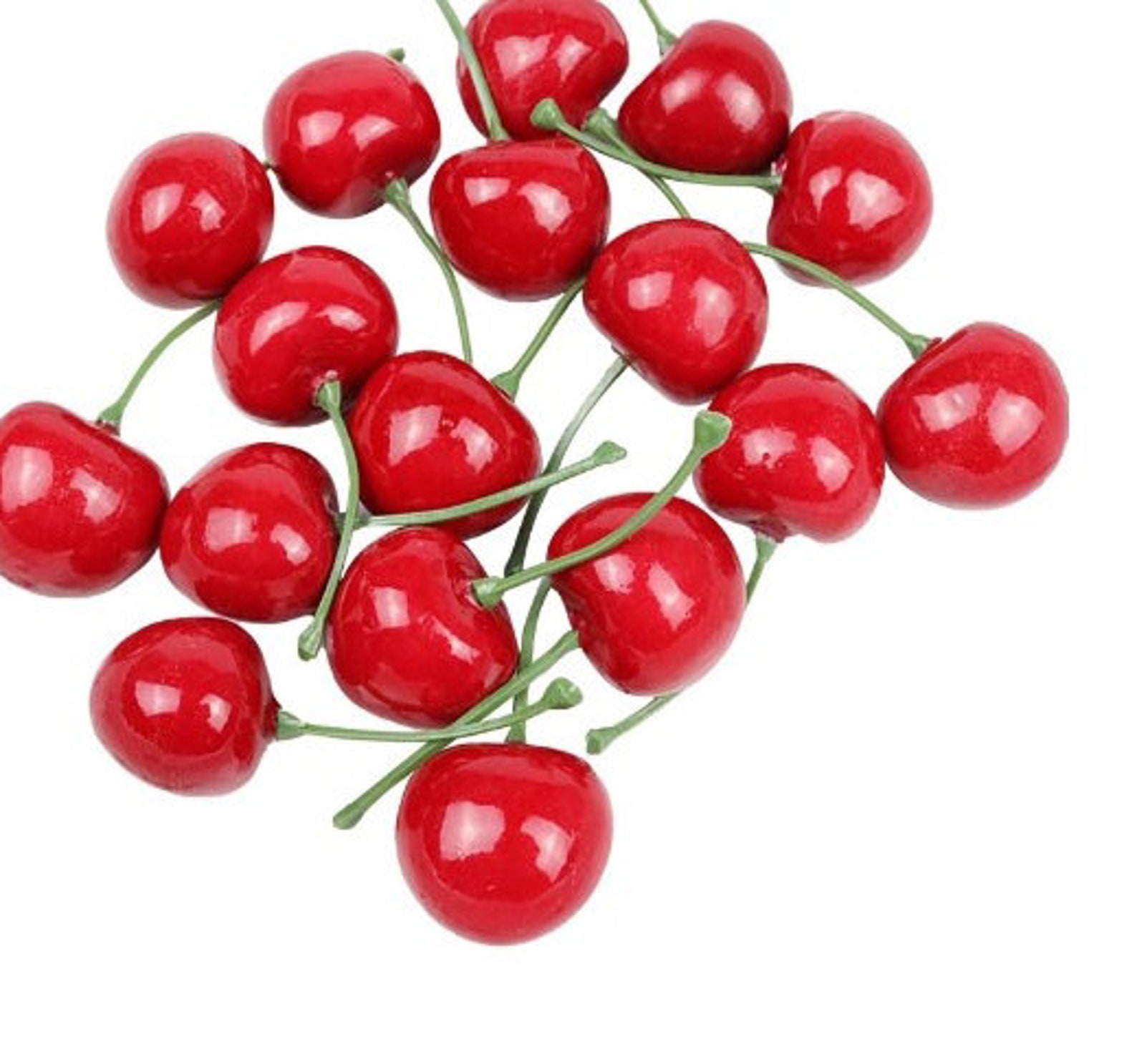Fake Cherries Realistic Cherries Fake Bake Cherry Etsy
