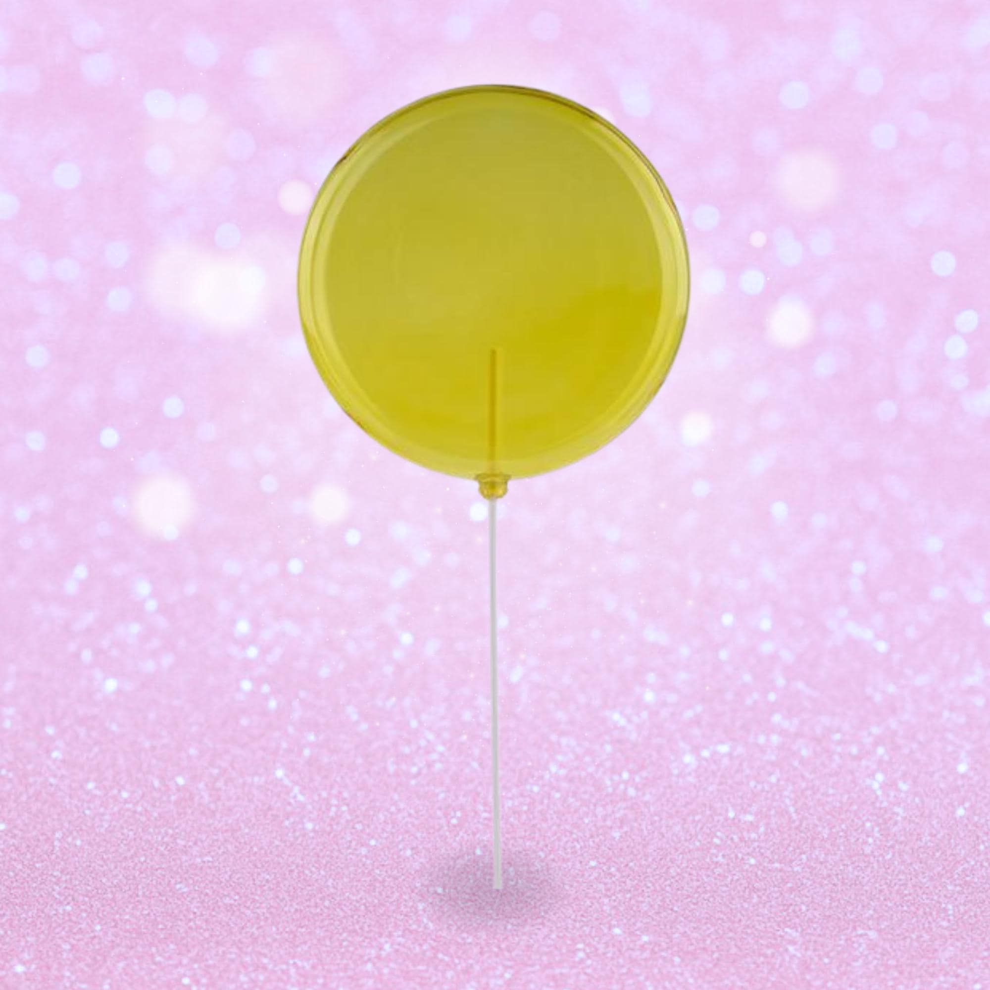 Translucent Lollipops Giant Translucent Lollipop - Sunshine Yellow - Etsy