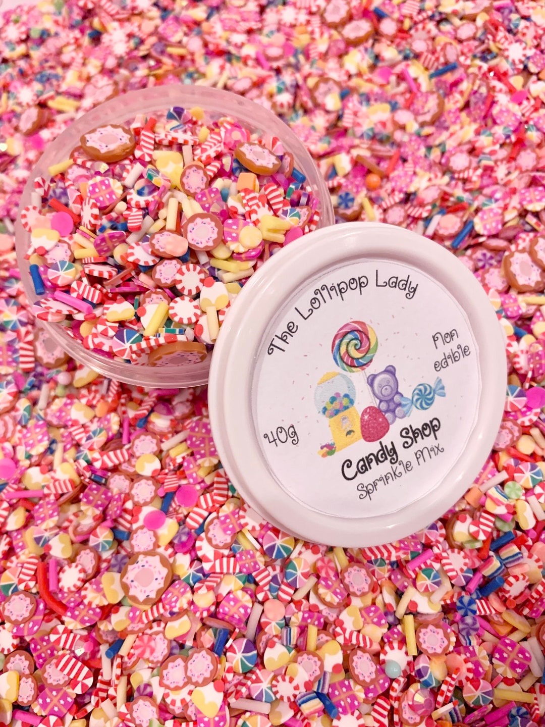 Candy Shop Sprinkles, Fake Sprinkles, Rainbow Sprinkles Etsy