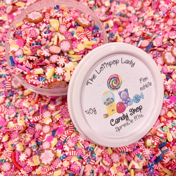 Candy Shop Sprinkles, Fake Sprinkles, Rainbow Sprinkles