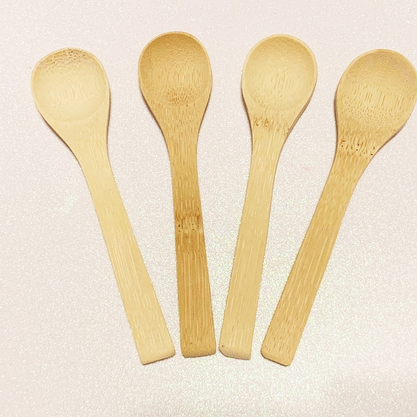 Small Wood Spoons, Wooden Tasting Spoons, Frosting Spoons, Whipped Cream Spoons