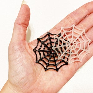 Fake Black Spider Webs, Glow in the Dark Spider Web, Small Spider Web, Decoden