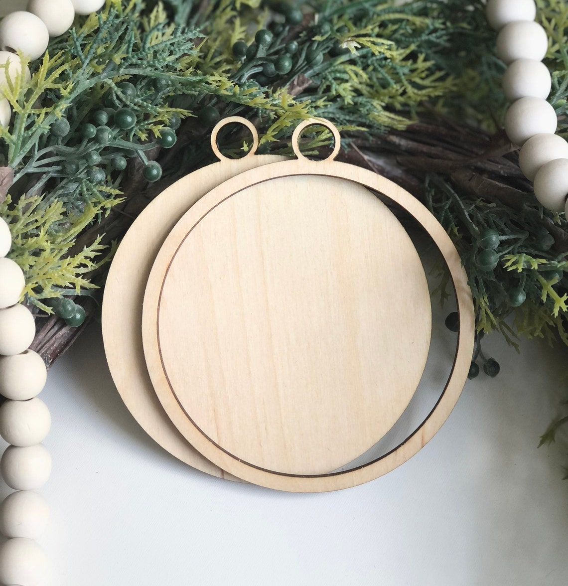 Blank Ornament Template DIY Ornament Laser Cut File Round Etsy Blank Ornament Template DIY Ornament Laser Cut File Round Etsy