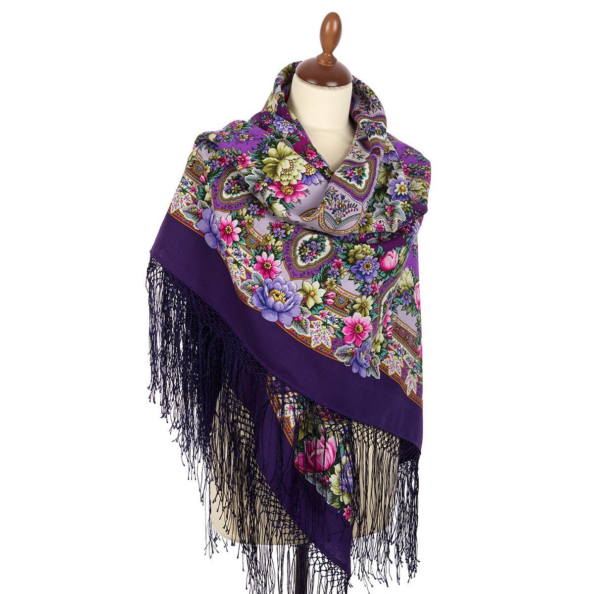 pavlovo posad shawl how to wear