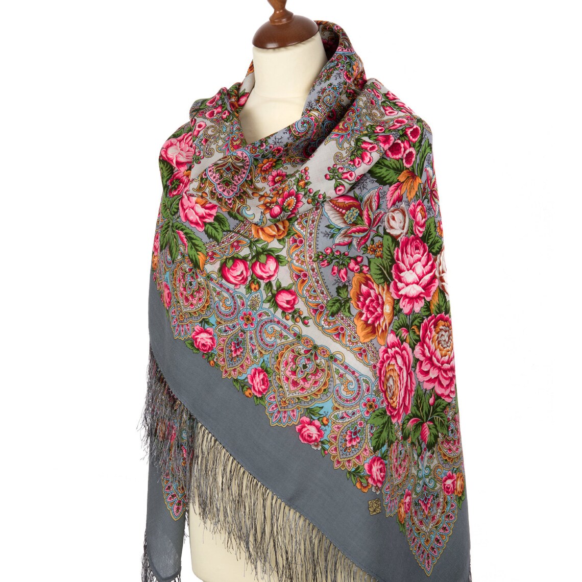 pavlovo posad shawl how to wear