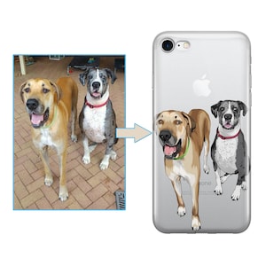 Unique Dog Portrait iPhone Cover