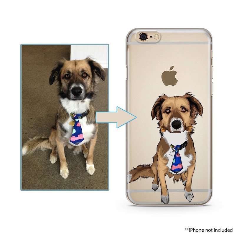 Bespoke Dog Illustration Case image 1