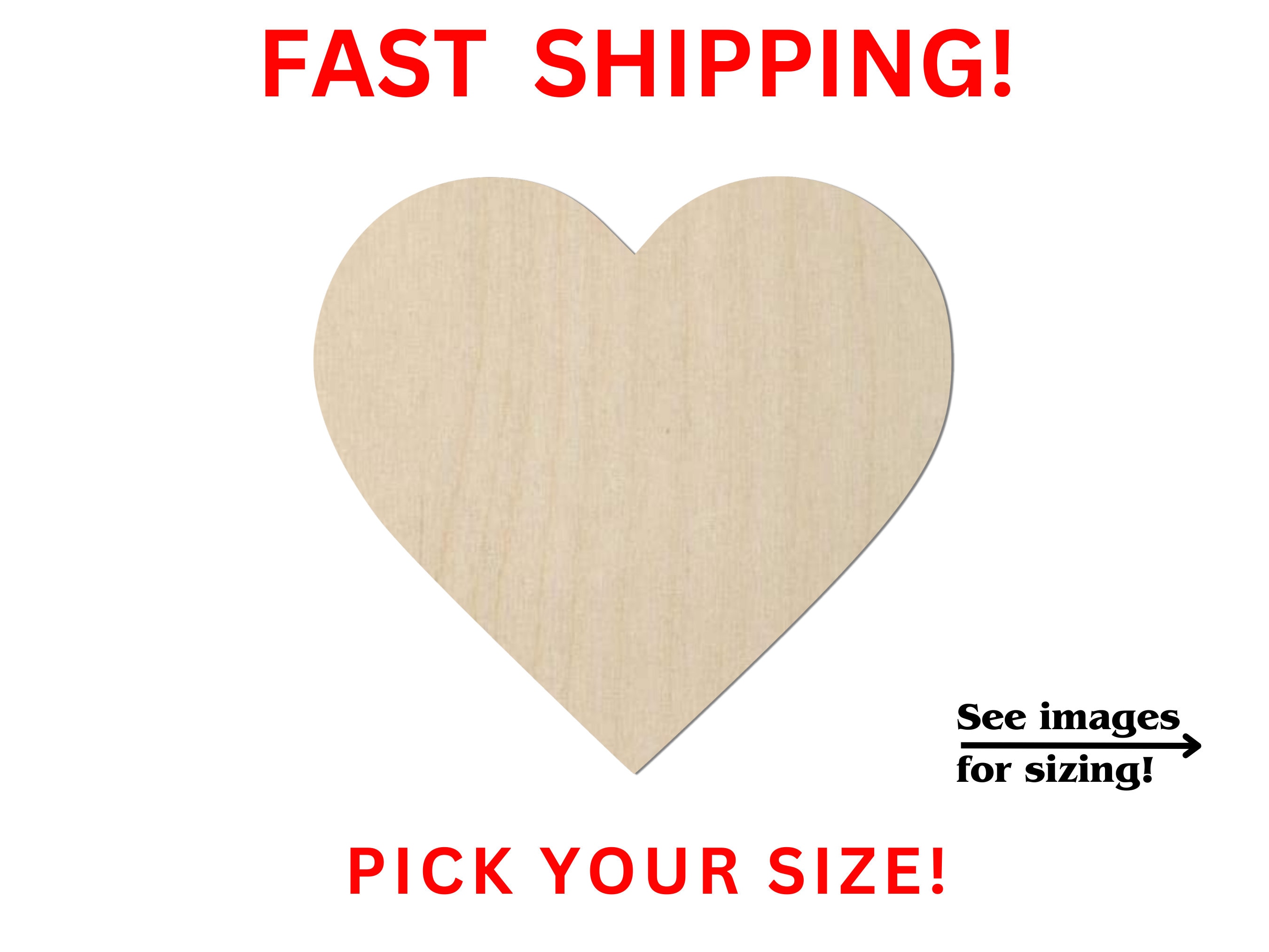 Wooden Hearts for Wedding Guest Book, Wooden Signing Hearts, 1-1/2 inch x  1/8 inch Unfinished Wood Heart Cut Outs for Crafts, Pack of 500, by  Woodpeckers 