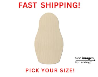 Unfinished Wooden Doll Shape | Doll Blank Cutout | Craft Supplies