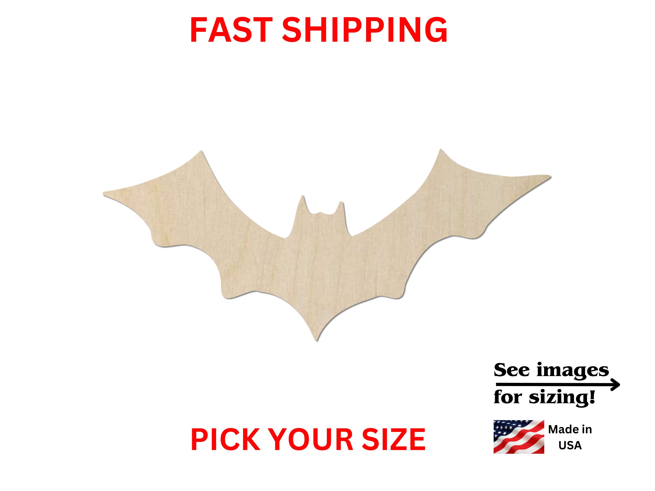 Word Trick or Treat - Laser Cut Out Unfinished Wood Craft Shape FAL54 Word Trick or Treat - Laser Cut Out Unfinished Wood Craft Shape FAL54