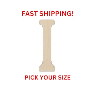 Forma de columna griega de madera sin terminar / Recorte en blanco de columna griega / Suministros para manualidades / Venta al por mayor