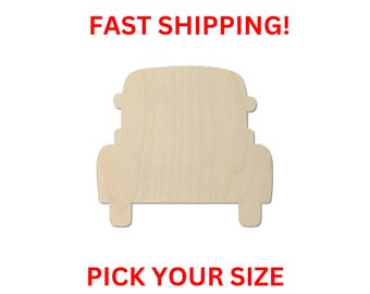 Unfinished Wooden Truck Shape | Christmas Truck Cut out | Craft Supplies | Bulk Wholesale