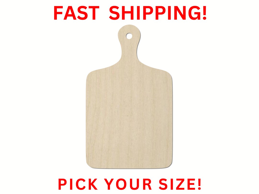 Unfinished Wooden Cutting Board Shape Cutting Board Wood Shape Wood