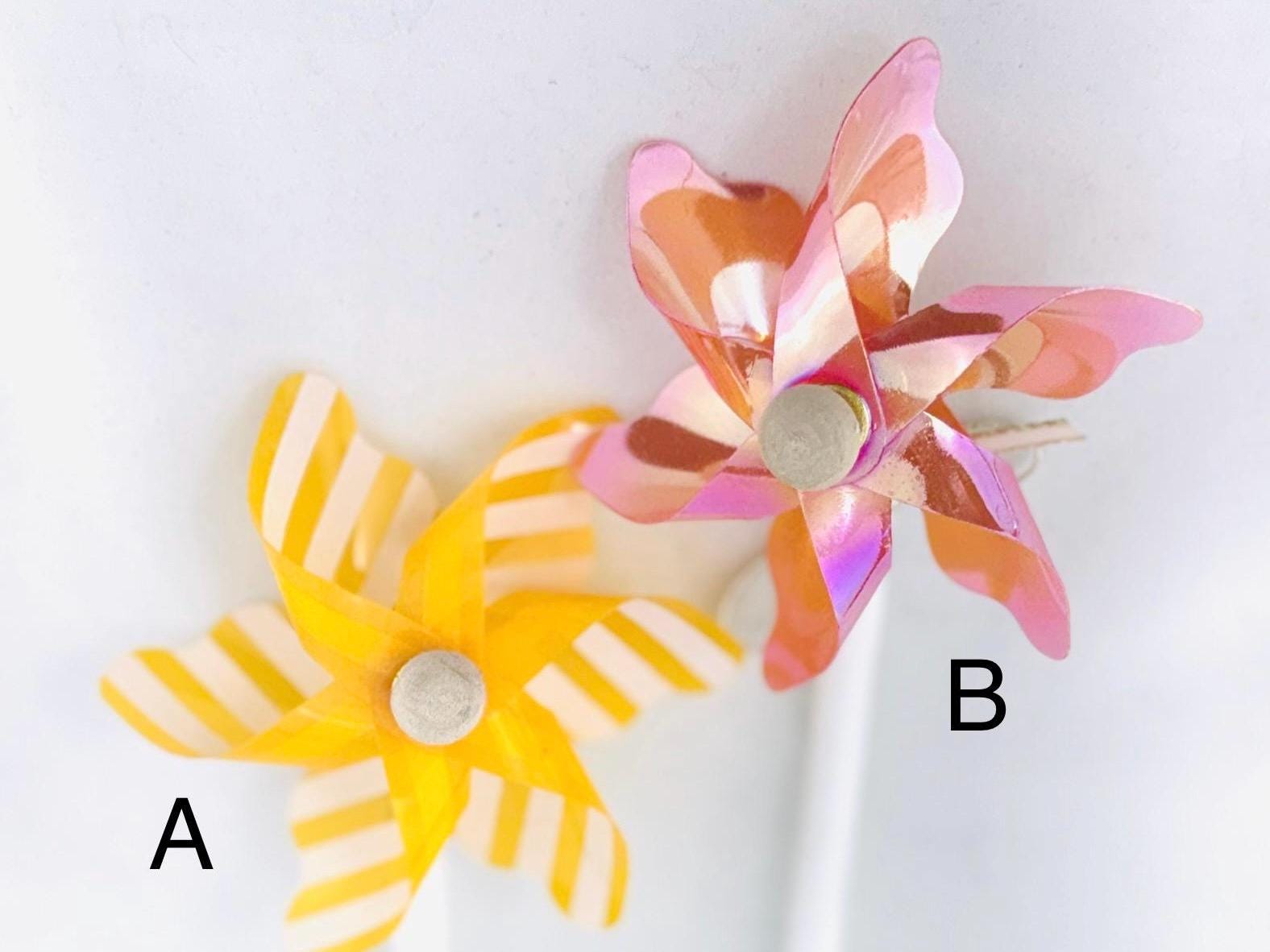 Pinwheel flower  Pen - Party Favor, Guest Book Pen, Teacher Gift,