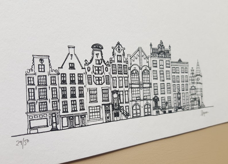 Sérigraphie dessin Amsterdam image 2