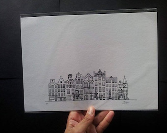 Amsterdam Drawing Silkscreen Print