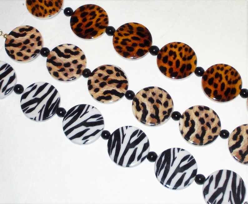 Leopard Necklaces , Cheetah Necklaces, Leopard Earrings, Cheetah