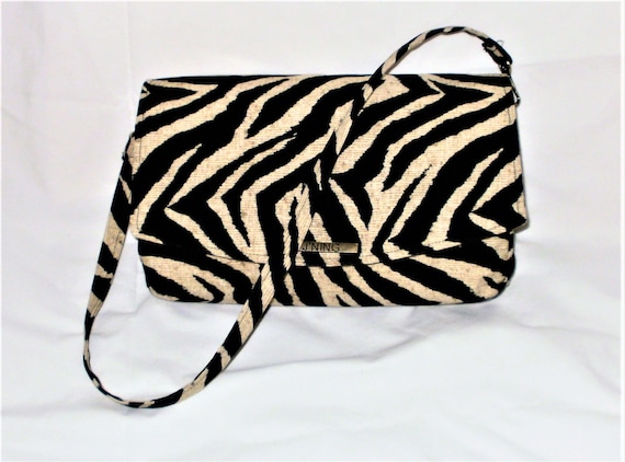 zebra print designer purses
