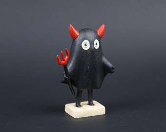 Kid with Grim Satan Costume - Halloween Gifts