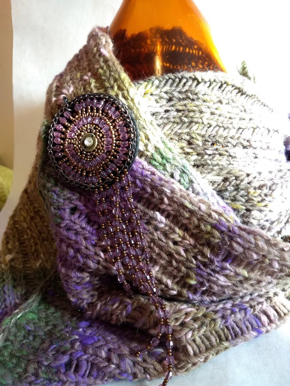 Knitting machine scarf pattern