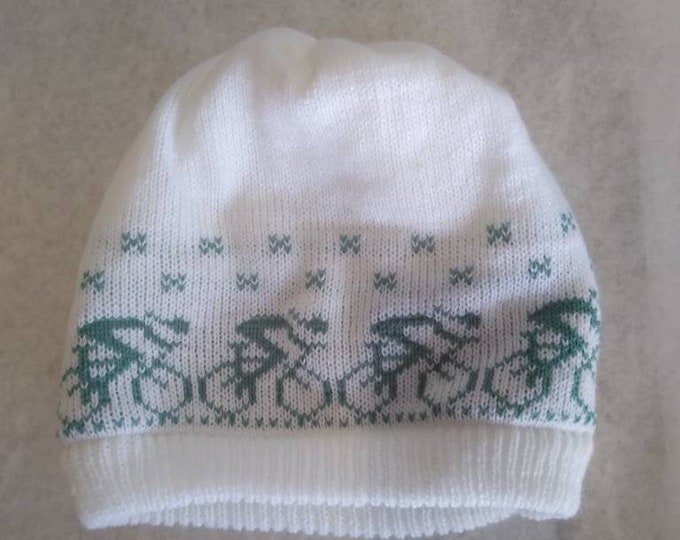 Joy of cycling knitted hat - beanie